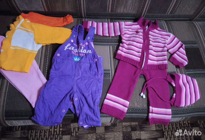 Вещи пакетом на девочку (0-12 месяцев)
