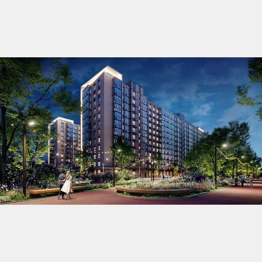 1-к. квартира, 41,7 м², 7/12 эт.