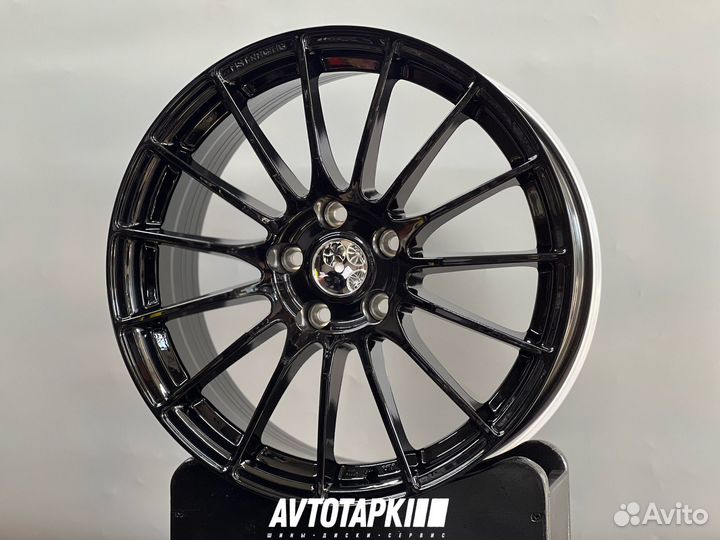 Диски литые R18 5x114,3 спицы черный глянец
