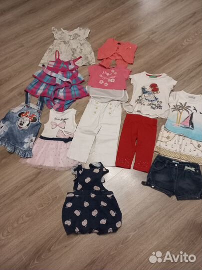 Летние вещи пакетом на девочку