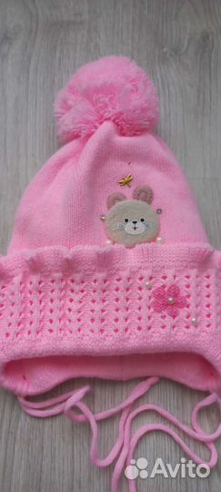 Комплект шапка и снуд детский