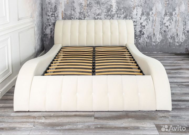 Кровать c подъёмным механизмом 140х200 велюр