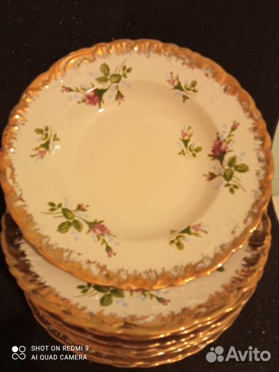 Набор тарелок фарфор