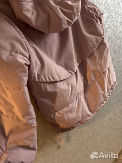 Розовая куртка S М