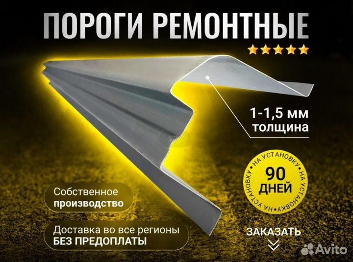 Комплекты ремонтных порогов на LADA Priora