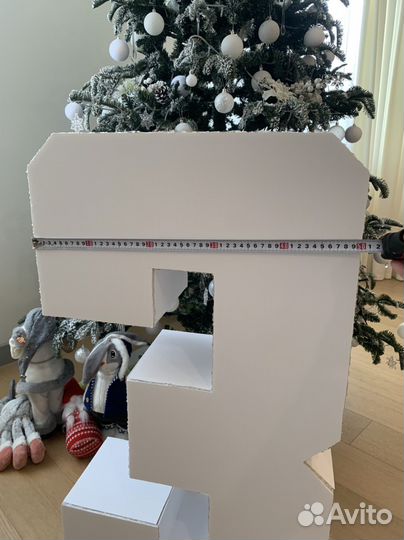 Продам цифру 3 из пенокартона