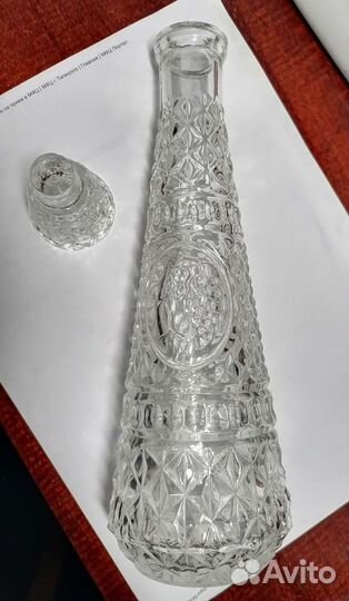 Графин хрустальный СССР