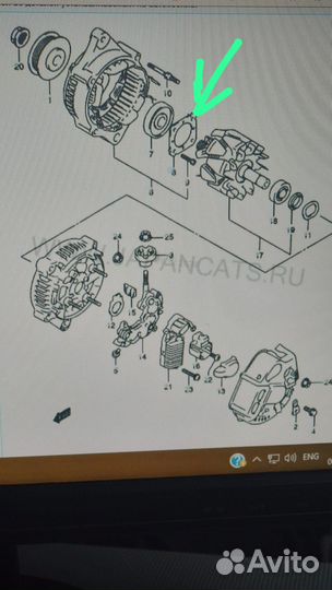 31585-77E10 Фиксатор подшипника