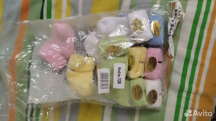 Носки для новорожденных новые