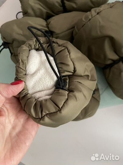 Пинетки и варежки утепленные