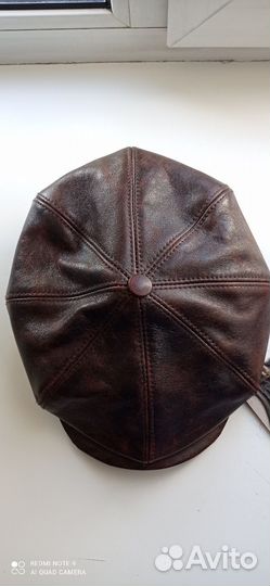 Кепка мужская восьмиклинка кожа