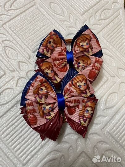 Бантики для волос ручной работы