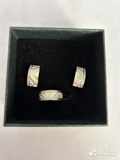 Комплект sokolov серьги и кольцо