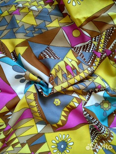 Отрез ткани. Шелк. Винтаж