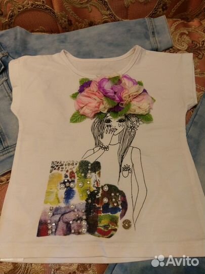 De salitto джинсовый костюм 104р