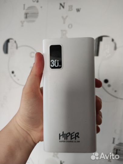 Повербанк hiper fast 30000 mAh новый
