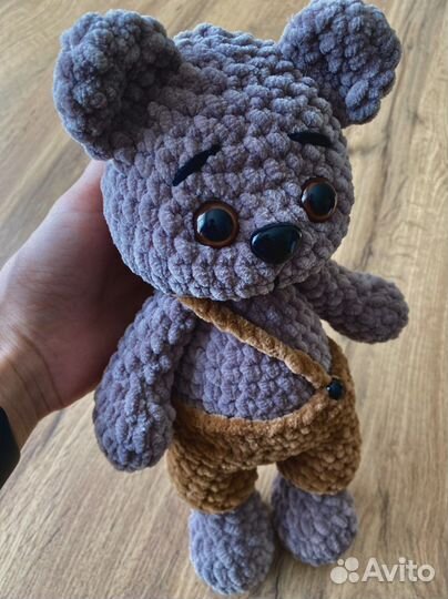 Медвежонок вязаный ручная работа в наличии