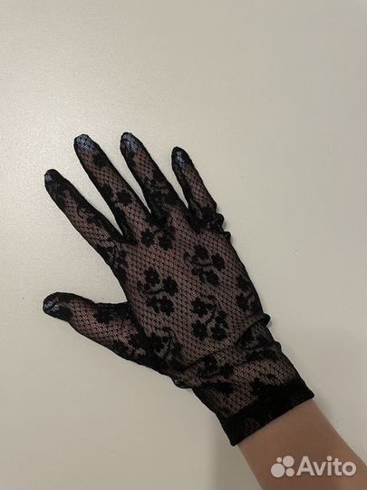 Перчатки женские кружевные