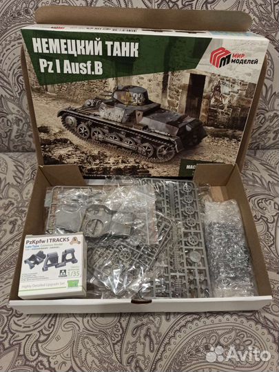 Сборная модель танка 1 35 Мир Моделей Pz Kpfw I B
