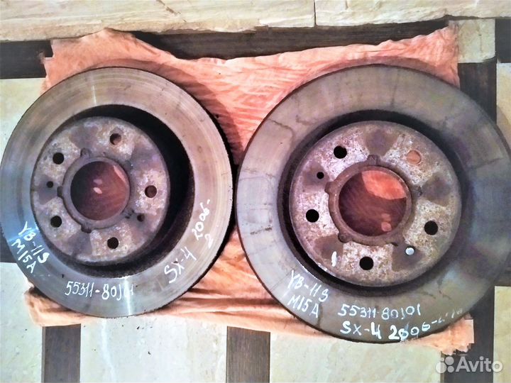 Тормозные диски передние Suzuki SX-4