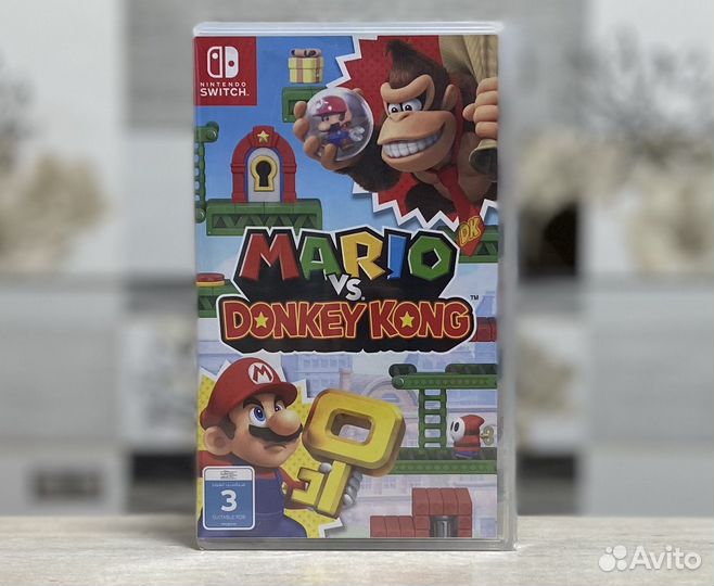 Mario Vs Donkey Kong (Новый Картридж) Switch