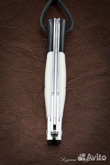 Нож Финка нквд складная сталь Elmax накладки акрил