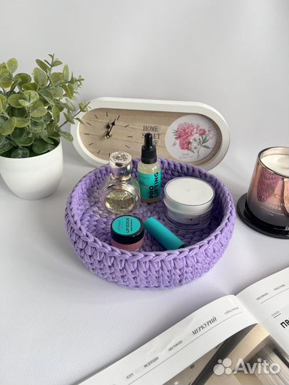 Корзинка вязаная для интертера