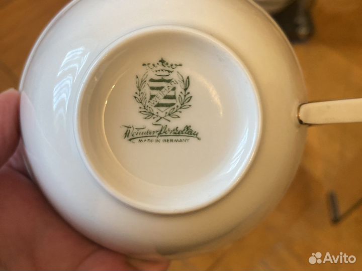 Чайный сервиз на 12 персон Веймар cobalt