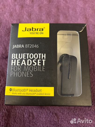 Bluetooth гарнитура новая jabra