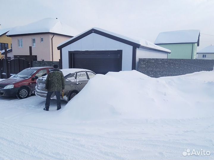 Гараж из сендвич панелей, склад, ангар, здание