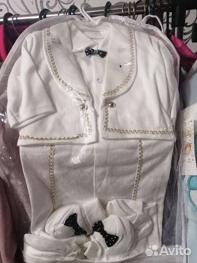 Костюмы для мальчиков на выписку и крещения