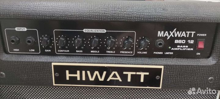 Hiwatt Maxwatt B60 12 (комбо для бас-гитары)