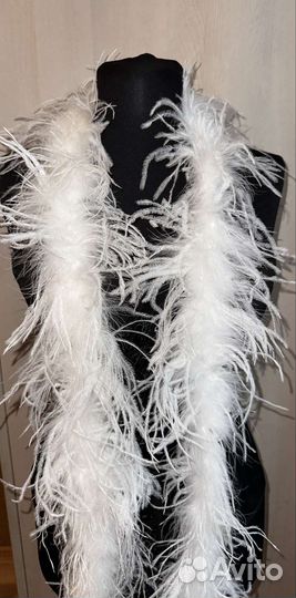 Боа из перьев страуса