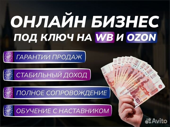 Готовый бизнес на маркетплейсах wildberries и ozon