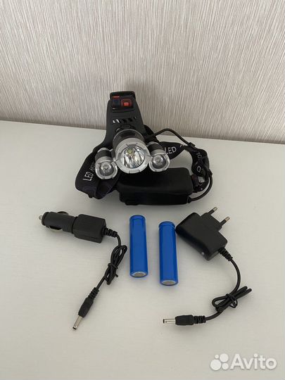 Налобный фонарь аккумуляторный