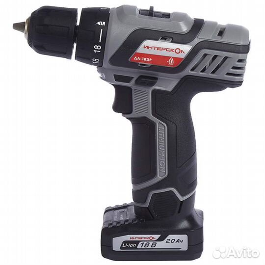 Аккумуляторная дрель-шуруповерт Интерскол да-18эр
