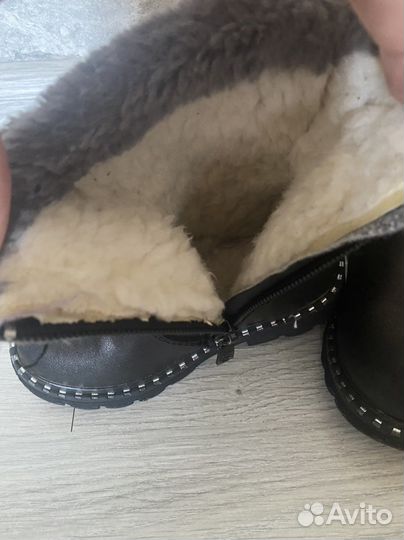 Теплые ботинки