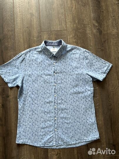 Льняная рубашка Brax (L) Оригинал Вьетнам