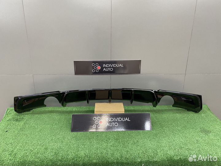 Диффузор накладка заднего бампера BMW 3 F30 1-1