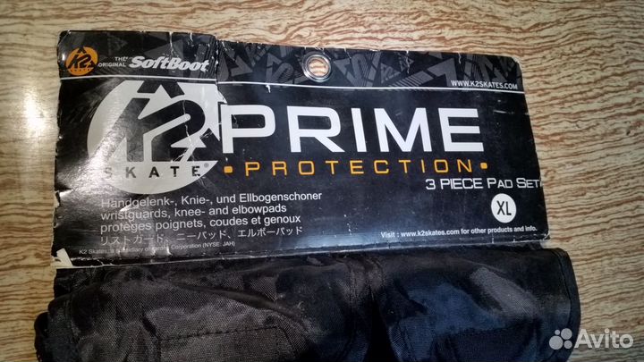 Комплект защиты K2 prime M PAD SET XL новый