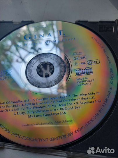 Компакт диск cd gina T