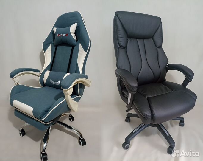 Кресло компьютерное игровое, руководителя. Новые