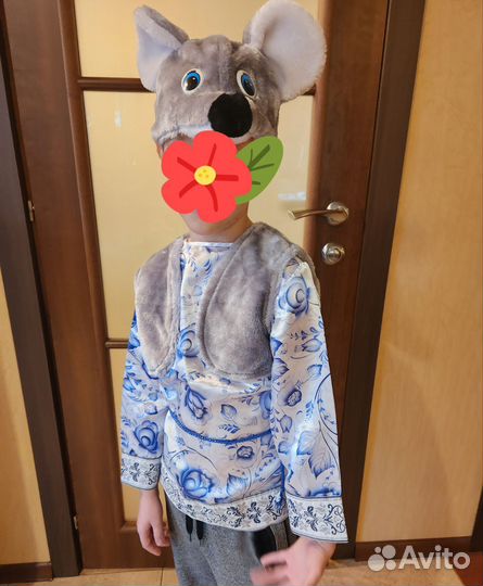 Новогодний костюм мышонок Филипка 116 см