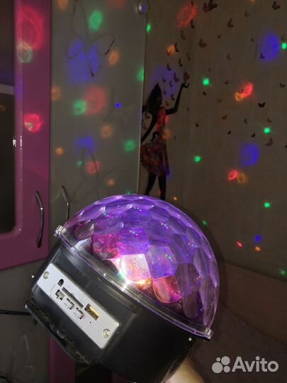 Светящийся музыкальный шар