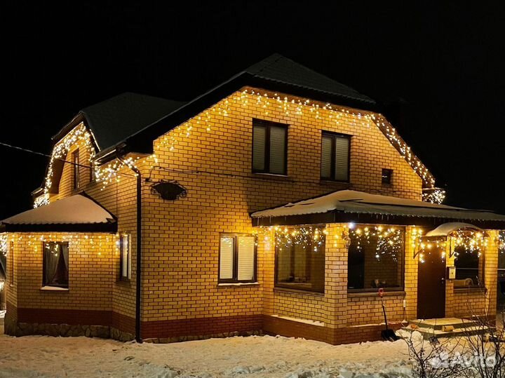 Новогоднее украшение фасадов