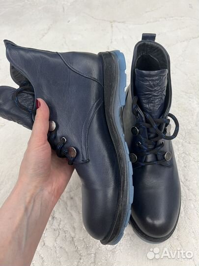Берцы кожаные
