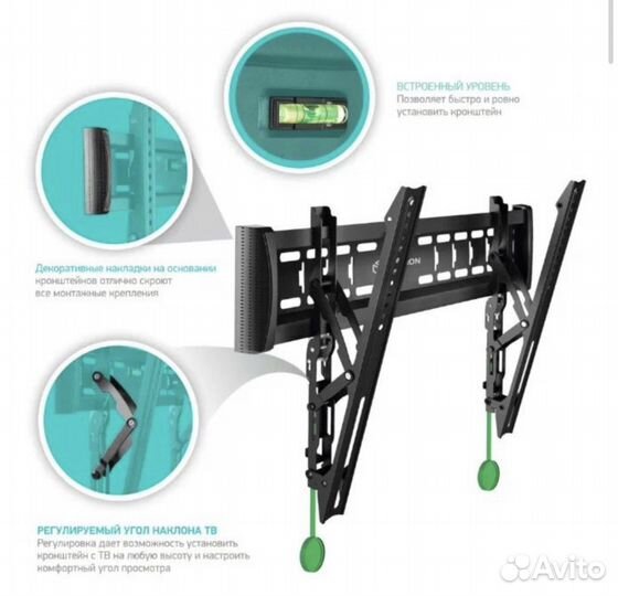 Наклонный кронштейн для тв Onkron tm6/ 40-65