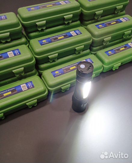 Фонарик светодиодный аккумуляторный