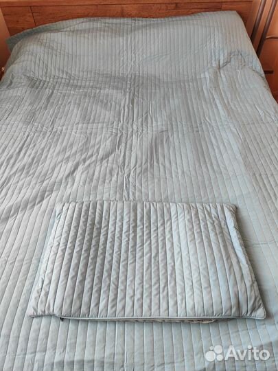 Покрывало и наволочка икеа