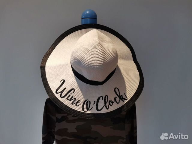 Шляпа женская белая для фотосессий Wine O'Clock